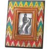 Ikat Chevron Wood Photo Frame 4 x 6