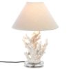 White Coral Table Lamp
