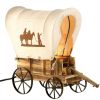 Covered Wagon Table Lamp w/ Authentic Rustic Western Style