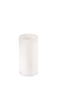 LED Wax Pillar Candle (Set of 6 ) 3"Dx6"H Wax/Plastic - 2 C Batteries Not Incld.