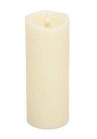 Simplux LED Designer Candle W/Remote 3.5"Dx9.25"H Wax/Plastic