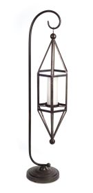 Hanging Lantern w/Stand 45.5"H Metal