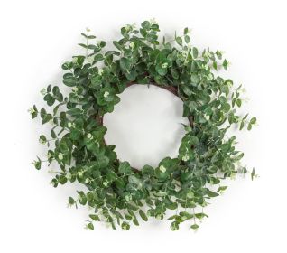 Eucalyptus Wreath 28"D Polyester