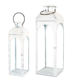 Lantern (Set of 2) 23.5"H, 30.75"H Metal