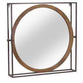 Mirror 24.5" x 24.5"H Mirror/Iron