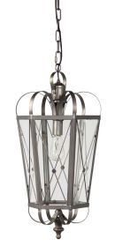 Hanging Lamp 12" x 27"H Iron (Max 40W)