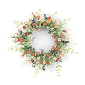 Mini Daisy Wreath 24"D EVA/Plastic