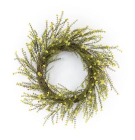 Mini Floral Wreath 18"D Plastic/Polyfoam