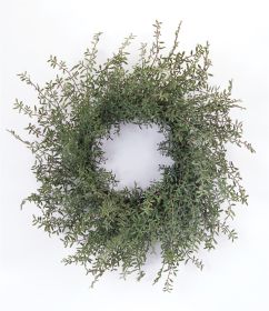 Spring Foliage Wreath 24"D Plastic/Rattan