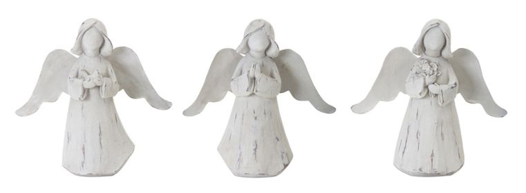 Angel (Set of 6) 6.25"H Resin