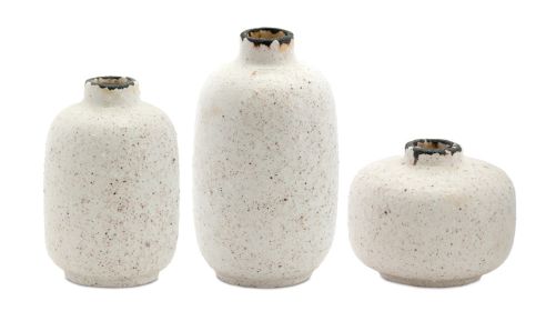 Mini Vase (Set of 6) 3.5"H, 5.25"H, 6.25"H Terra Cotta