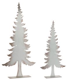 Tree (Set of 2) 24.25"H, 32"H Iron