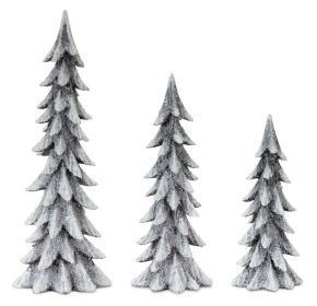 Tree (Set of 3) 15"H, 18.5"H, 24"H Resin A