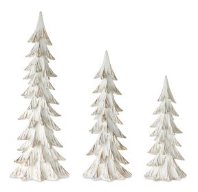 Tree (Set of 3) 15"H, 18.5"H, 24"H Resin