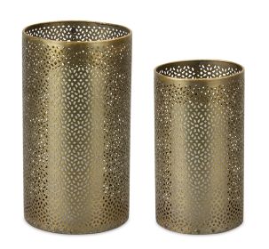 Candle Holder (Set of 4) 8"H, 10"H Metal 3