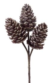 Pine Cone Pick 12"H (Set of 24) Plastic