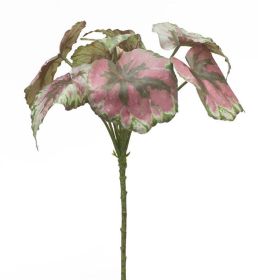 Begonia Leaf (Set of 2) 11.5"H Polyester