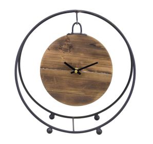 Clock  Wooden/Iron