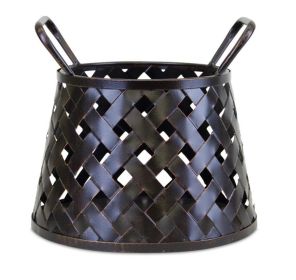 Candle Holder/Metal10"D x 9"H