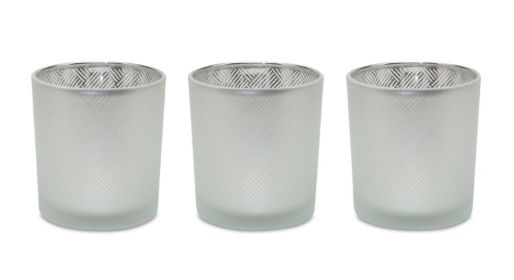Votive Holder (Set of 3) 3"D x 3.25"H Glass A