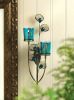 Peacock Plume Candle Wall Sconce