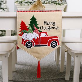 Christmas Decorations Forest Car Table Runner Table Santa Dress Up Table Mat Tablecloth Home Dress Up