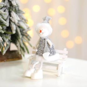 Christmas Angel Doll Snowman Elk Toy Kids Gift New Year Home Table Xmas Tree Decoration