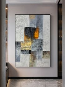 Colorful Geometric Abstract Painting Modern Canvas Poster Print Minimalist Wall Art Pictures For Living Room Aisle Studio Decor