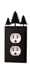 Pine Trees - Single Outlet Cover