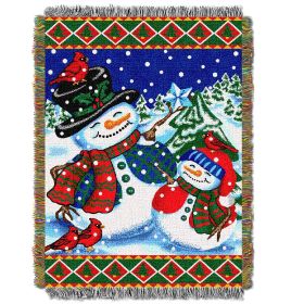 Winter Pals Licensed Holiday 48"x 60" Woven Tapestry Throw by The Northwest Company