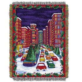 Holiday City Licensed Holiday 48"x 60" Woven Tapestry Throw by The Northwest Company