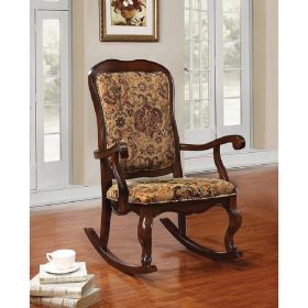 Sharan Rocking Chair in Fabric & Cherry - 59390