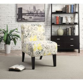 Ollano Accent Chair in Pattern Fabric (Bike) - 59438