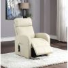 Ricardo Recliner w/Power Lift, Beige PU - 59499