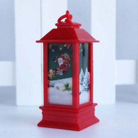 Santa Claus Snowman Lantern Light Merry Christmas Decor For Home