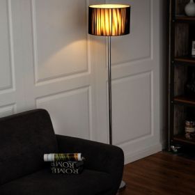 Modern Classic Stainless Floor Lamp w/ 4 LED Bulbs