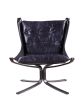 Carney Accent Chair, Vintage Blue Top Grain Leather  - 59832