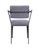 Cargo Chair, Gray Fabric & Gunmetal  - 37898