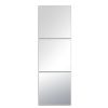 Wall Mirrors Flexible Real Glass Flat Frameless - 16Ãƒâ€”16 (3-pack)