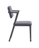 Cargo Chair, Gray Fabric & Gunmetal  - 37898