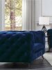 "Atronia" Chair in Blue Fabric by ACME