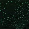 100/40Pcs 3D Glow in the Dark Stars Ceiling Wall Stickers Cute Living Home Decor - Pink - 3.8cm