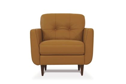 Radwan Chair; Camel Leather YJ