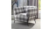 Niamey II Accent Chair, Pattern Fabric & Metal - 59725