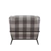 Niamey II Accent Chair, Pattern Fabric & Metal - 59725