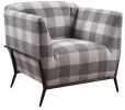 Niamey II Accent Chair, Pattern Fabric & Metal - 59725