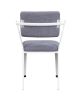 Cargo Chair, Gray Fabric & White YJ - 37888