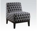 Hinte Accent Chair in Dark Blue Chenille - 59501