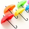 3Pcs Cute Colorful Umbrella Wall Hook Hair Pin Key Holder Organizer Decor Gifts - Wall Hook