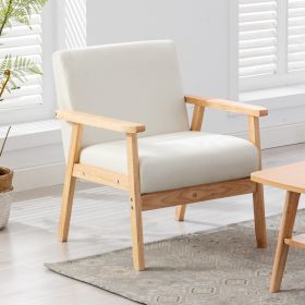 "Bahamas" 25" Fabric Chair in Beige Linen
